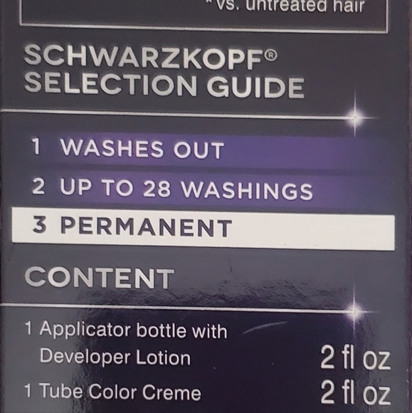 Schwarzkopf keratin color 1.9 Rich Caviar - Picture 4 of 7